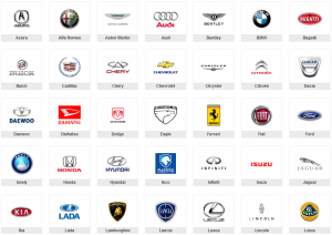 araba markaları logo oto çilingir